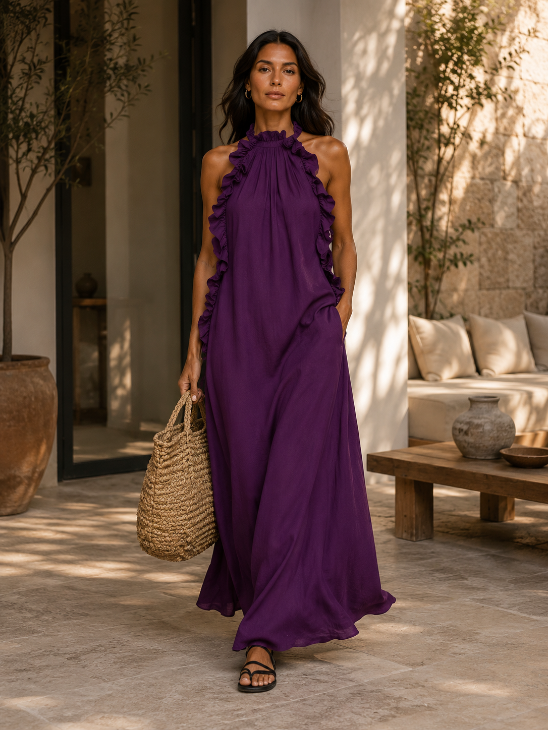 Alessandro Paris - Vestido Halter