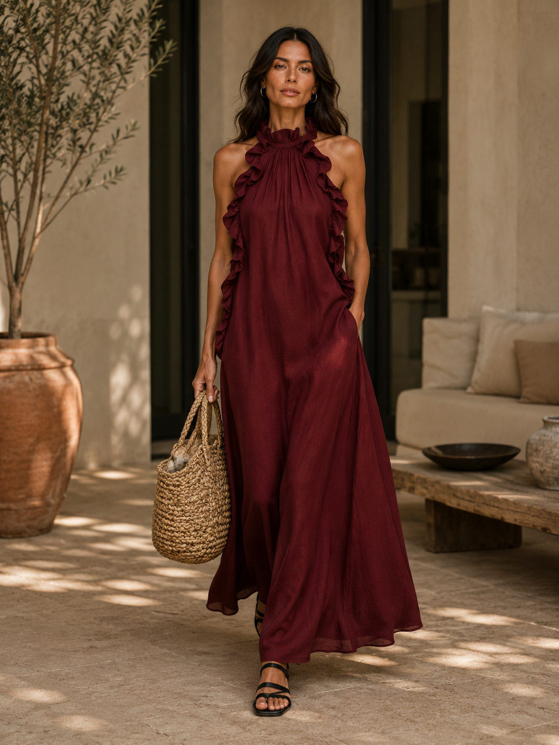 Alessandro Paris - Vestido Halter